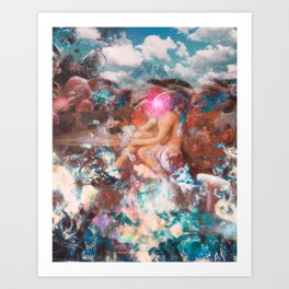 Uncovering past lives Art Print