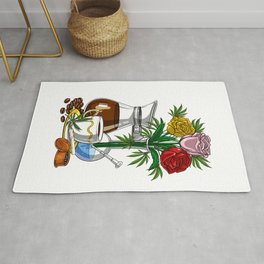 Weed And Coffee Rug