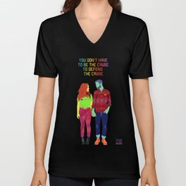 You don't have to be the cause Unisex V-Neck