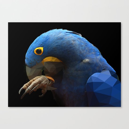 POLYGON PARROT Canvas Print