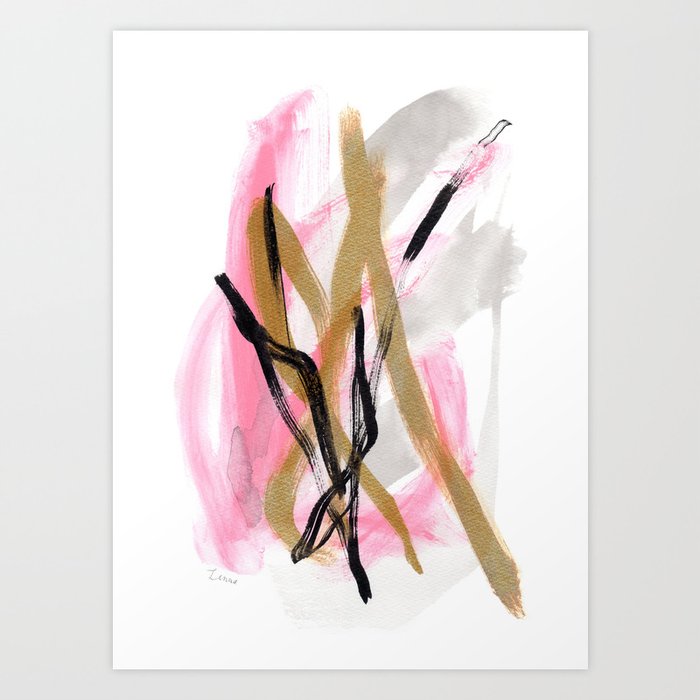 Trust Your Color No 9 Modern Abstract Painting Brushstroke Art