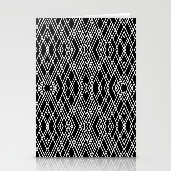 Art Deco Black and White Stationery Cards