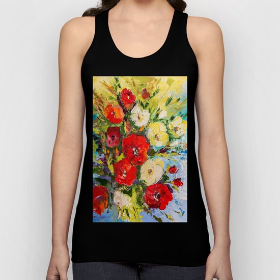 Bright bouquet Unisex Tank Top