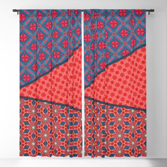 3 Bright Patterns Blackout Curtain