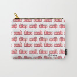 Fire fighter truck- white background Carry-All Pouch