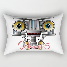 Johnny 5 Short Circuit Rectangular Pillow