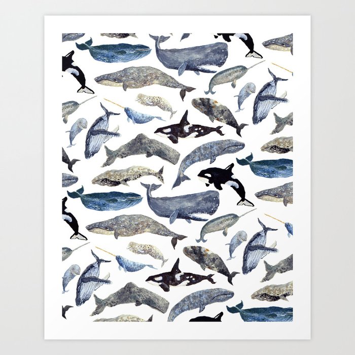 Whale Song Art Print
