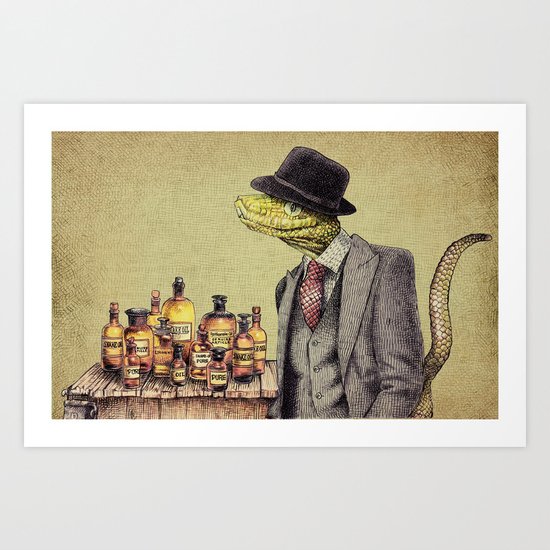 100% Genuine Art Print