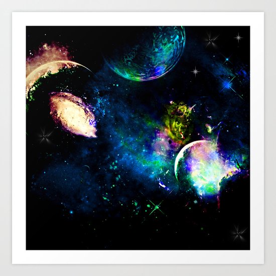 Planet Aura Art Print