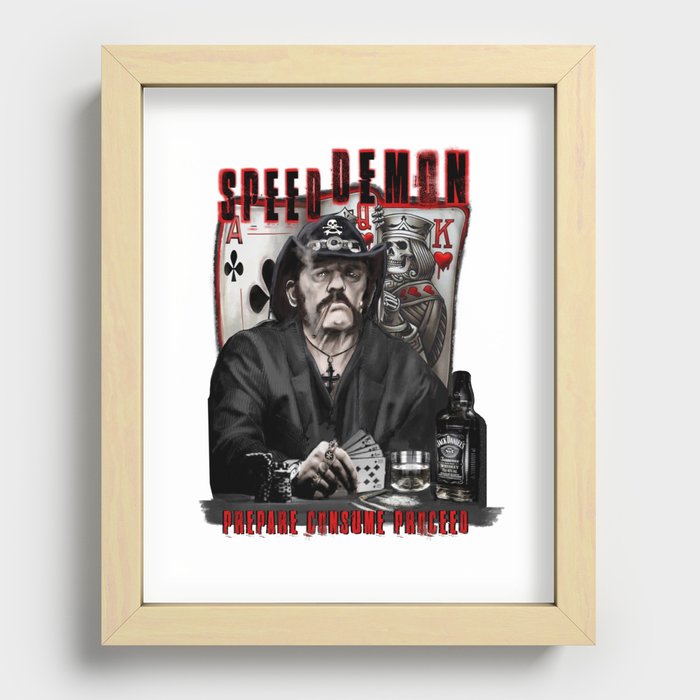 The Speed Demon Recessed Framed Print