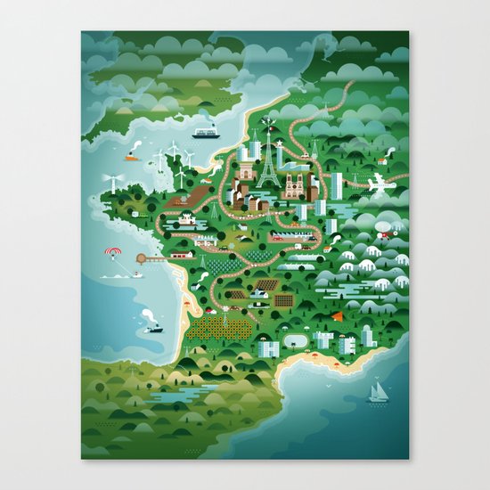 France Canvas Print