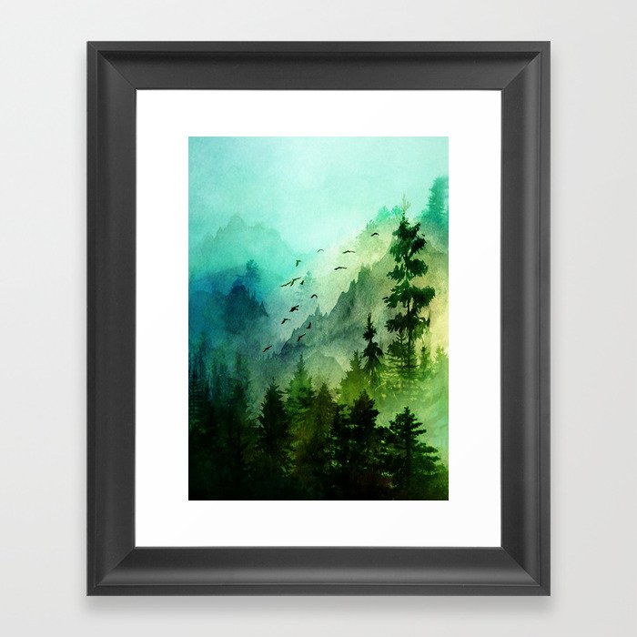 Mountain Morning Framed Art Print