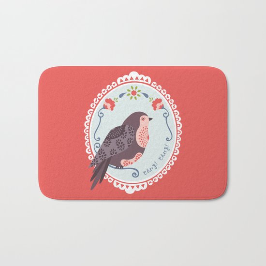 Signorina Pettirosso Bath Mat