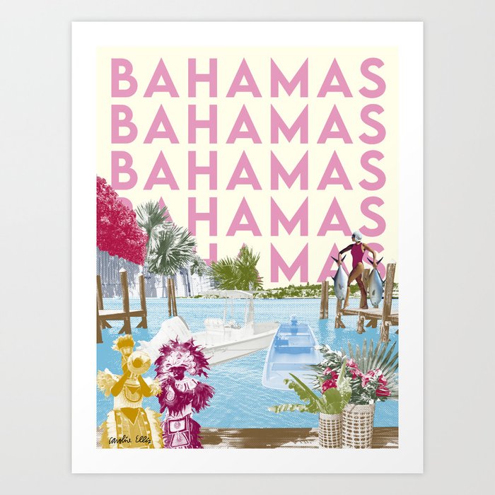 Bahamas Art Print