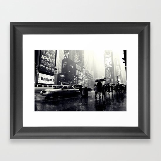 Rain Framed Art Print