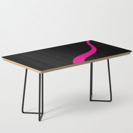 Simple Waves 3 - Magenta and Black Coffee Table