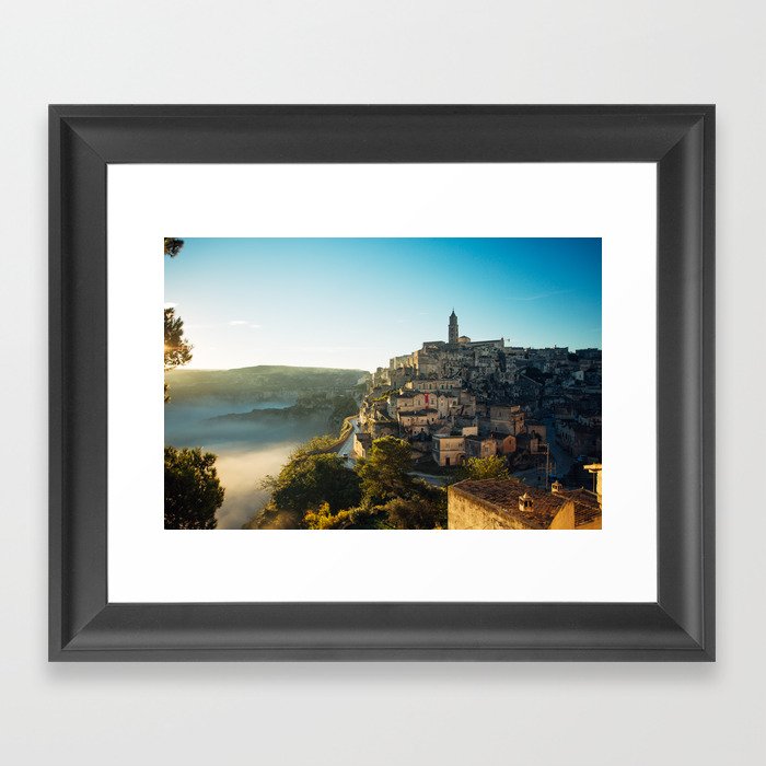 Matera - Sunrise Framed Art Print