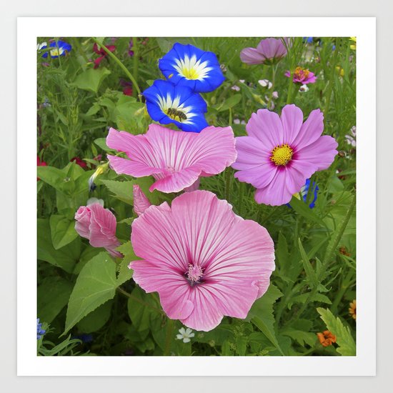 flower garden IV Art Print