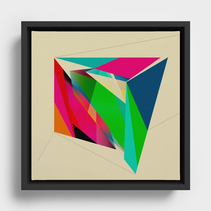 Geometrica_6 Framed Canvas