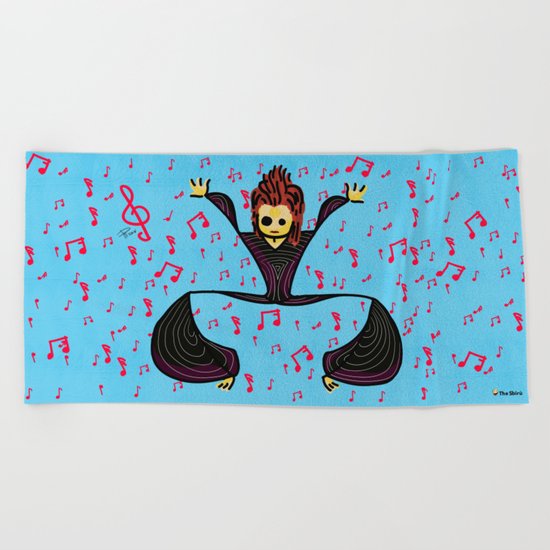 David tribute Beach Towel