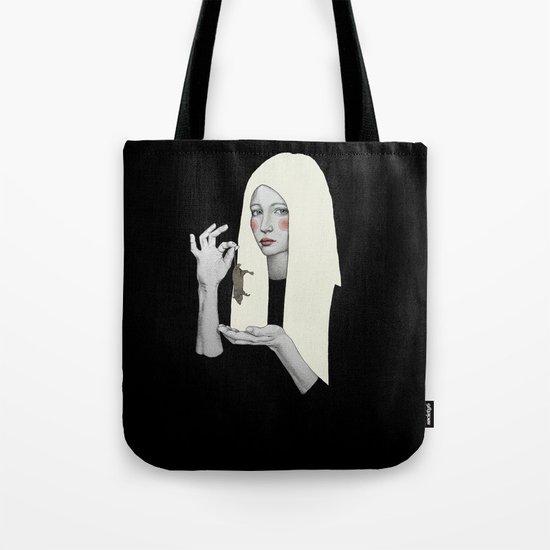 Vana in black Tote Bag