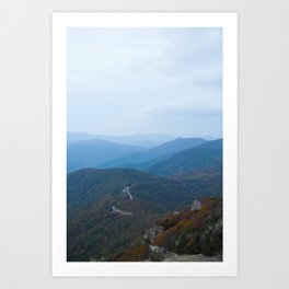 Skyline Drive From Shenandoah National Park Art Print