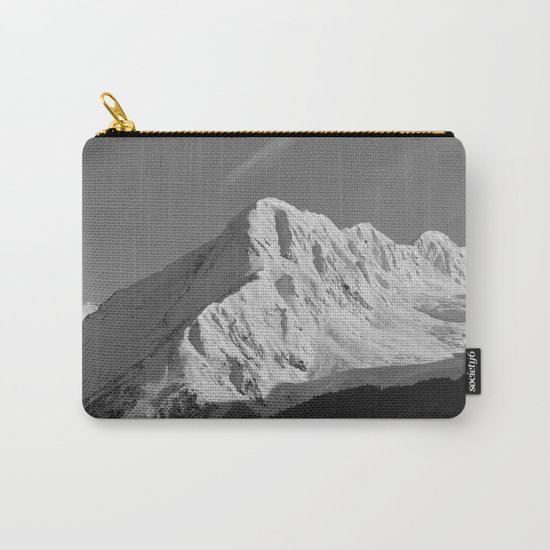 Portage Valley Mountain Glacier - B & W Carry-All Pouch