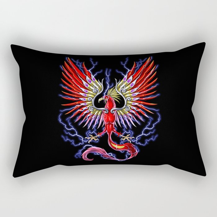 Thunderbird Mythical Bird Rectangular Pillow