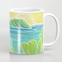 Naupakas in Paradise Surf Art by Lauren Tannehill Coffee Mug