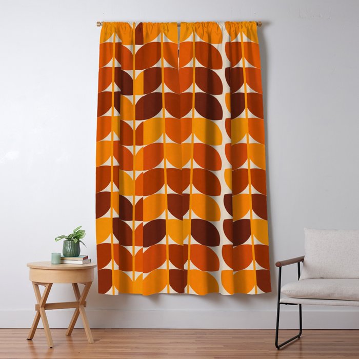 Fall Leaves Blackout Curtain by Alisa Galitsyna Society6