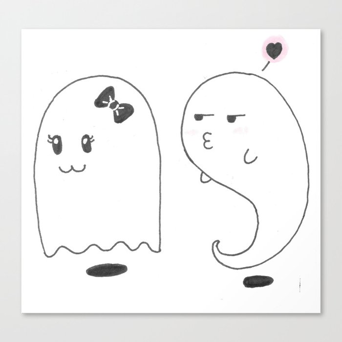 Ghost Love Canvas Print