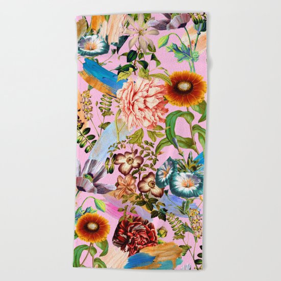 SUMMER BOTANICAL IX Beach Towel