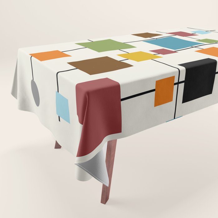 MidCentury Modern Art 1.3 Tablecloth by oldurbanfarmhouse Society6
