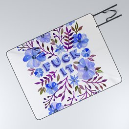 F*ck It – Blueberry Palette Picnic Blanket