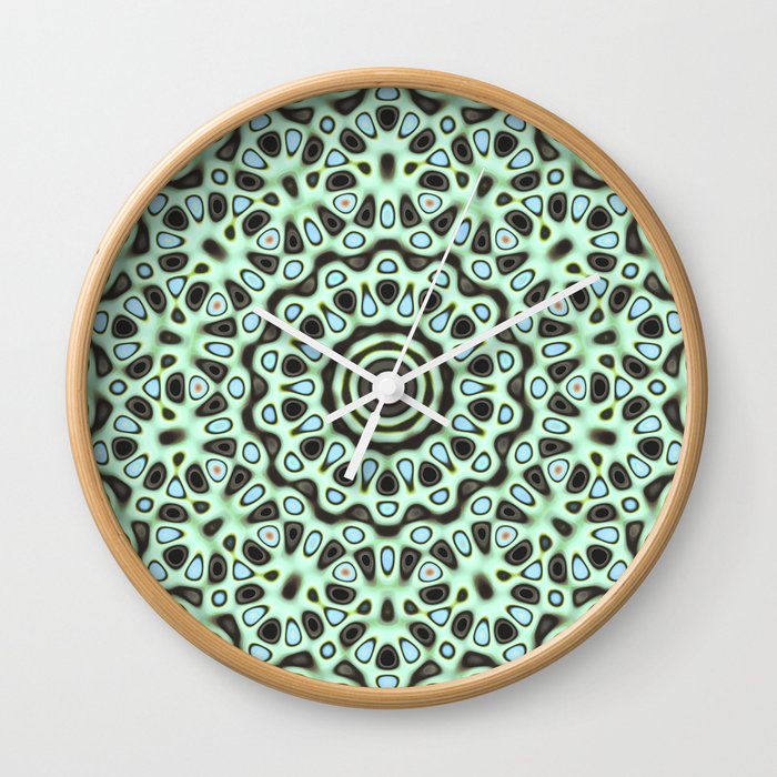 Electric Mandala Wall Clock
