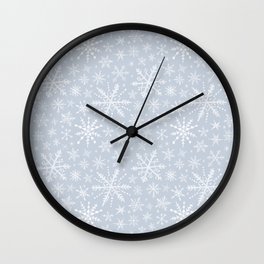 Snowflakes Wall Clock