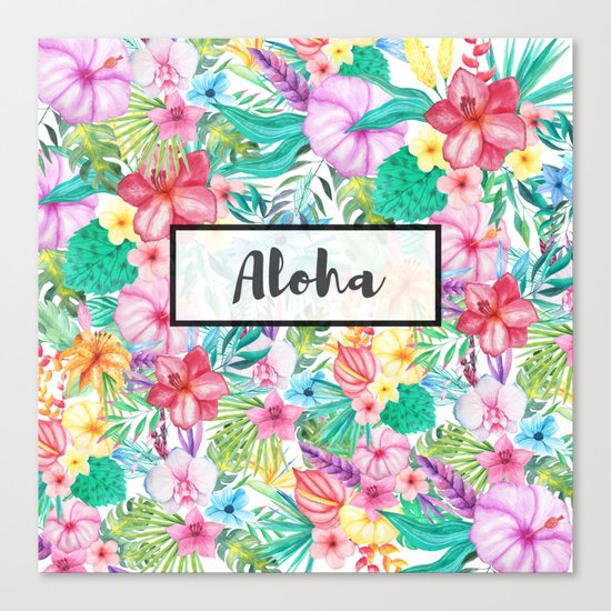 Aloha Canvas Print