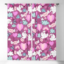 Valentines Pattern Cute Blackout Curtain