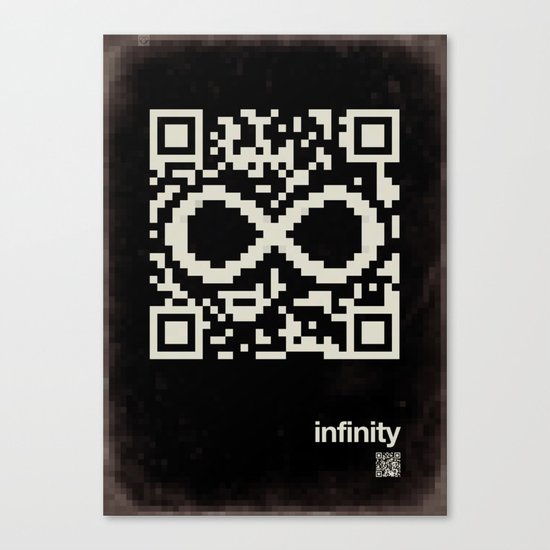 QR infinity Canvas Print