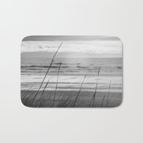 Black and White Ocean Dream Bath Mat