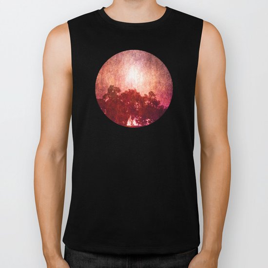 Waves of Light Biker Tank