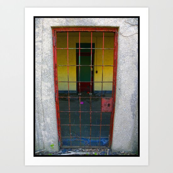 Colorful Cage Art Print