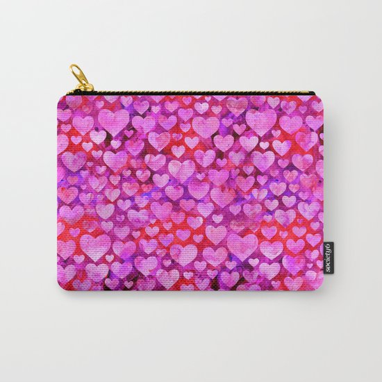 Heart Pattern 08 Carry-All Pouch