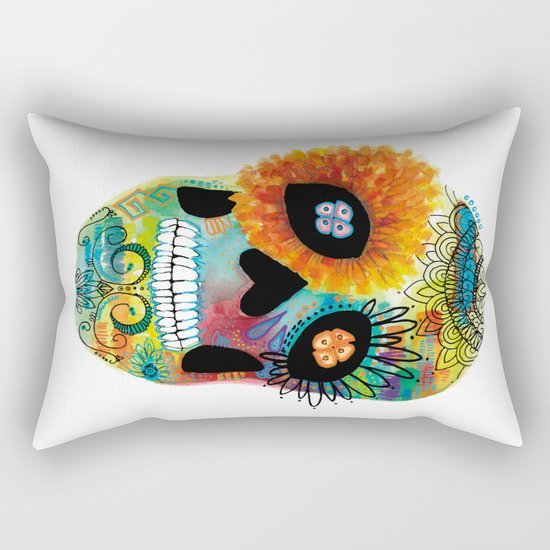 Halloween#Skull#Death day Rectangular Pillow