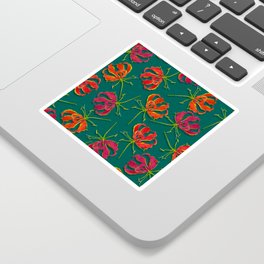 Lily Bloom Green Sticker