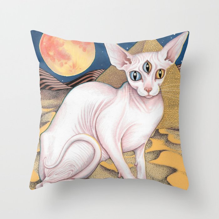 sphynx cat pillow