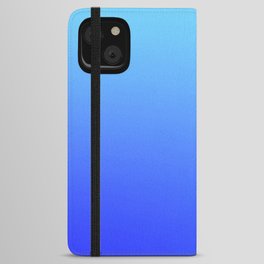 80 Blue Gradient 220506 Aura Ombre Valourine Digital Minimalist Art iPhone Wallet Case