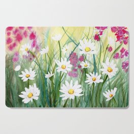 daisy field Cutting Board