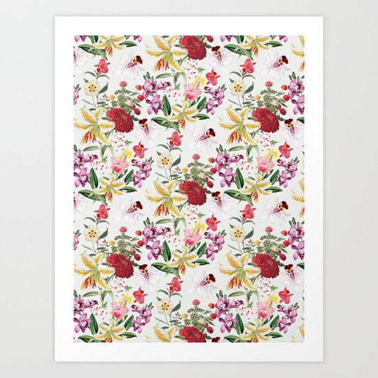 Botanical Garden VS021 Art Print