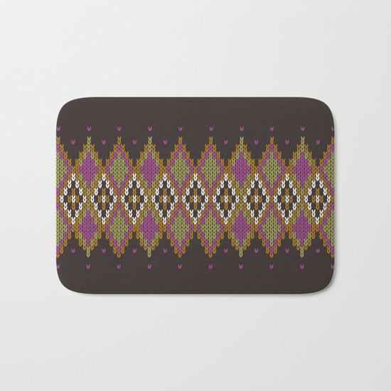 Argyle Dream Bath Mat